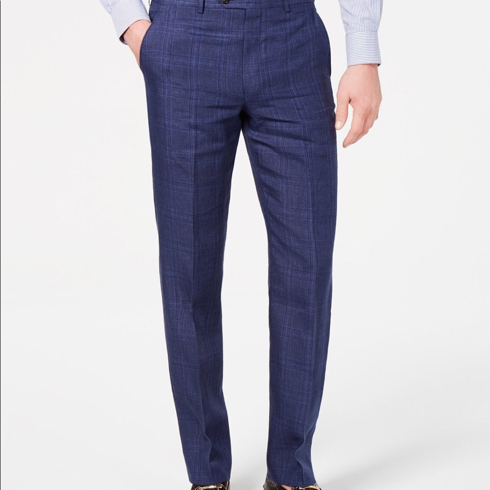 Ralph Lauren Classic UltraFlex Blue Plaid Suit
